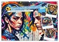 Produktbild: Street Art Sternzeichen (Wandkalender 2026 DIN A2 quer), CALVENDO Monatskalender
