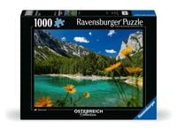 Produktbild: Erwachsenenpuzzle 1000 Teile - Gr&uuml;ner See bei Trag&ouml;&szlig;
