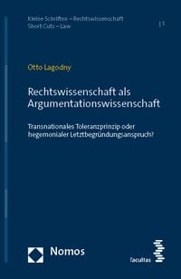 Produktbild: Rechtswissenschaft als Argumentationswissenschaft