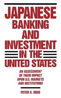 Produktbild: Japanese Banking and Investment in the United States