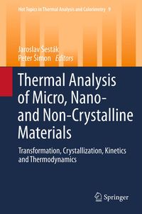 Produktbild: Thermal analysis of Micro, Nano- and Non-Crystalline Materials