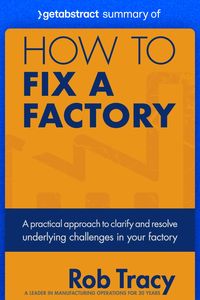 Produktbild: Summary of How to Fix a Factory by Rob Tracy
