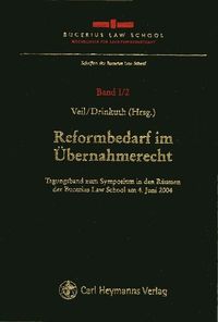 Produktbild: Reformbedarf im Übernahmerecht