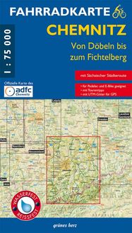 Produktbild: Fahrradkarte Chemnitz