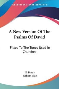 Produktbild: A New Version Of The Psalms Of David