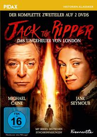Produktbild: Jack the Ripper - Das Ungeheuer von London / Der komplette Zweiteiler mit Michael Caine und beiden deutschen Synchronfassungen (Pidax Historien-Klassiker) [2 DVDs]