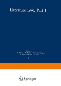 Produktbild: Literature 1970, Part 1