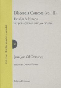 Produktbild: Discordia concors II : estudios de historia del pensamiento jur&iacute;dico espa&ntilde;ol