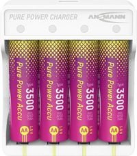 Produktbild: Ansmann Pure Power Set 4&times; Mignon AA Akkus und Lademodul Mignon (AA)-Akku Li-Ion 3250 mAh 1.5 V 1 St.
