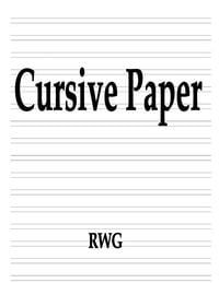 Produktbild: Cursive Paper