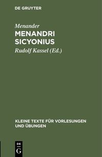 Produktbild: Menandri Sicyonius