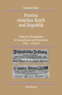 Produktbild: Provinz zwischen Reich und Republik