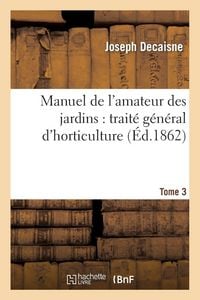 Produktbild: Manuel de l'amateur des jardins