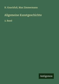 Produktbild: Allgemeine Kunstgeschichte