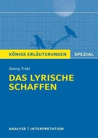Bild vom Artikel Trakl. Das lyrische Schaffen. vom Autor Georg Trakl