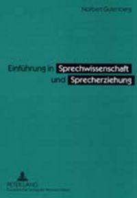Produktbild: Einf&uuml;hrung in Sprechwissenschaft und Sprecherziehung