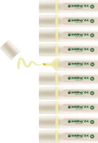 Edding Textmarker e-24 EcoLine pastellgelb