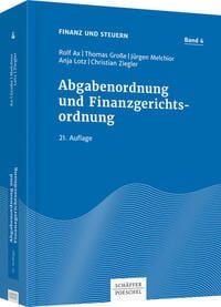 Produktbild: Abgabenordnung und Finanzgerichtsordnung