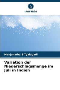 Produktbild: Variation der Niederschlagsmenge im Juli in Indien
