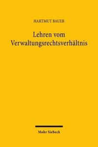 Produktbild: Lehren vom Verwaltungsrechtsverh&auml;ltnis
