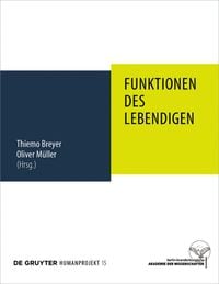 Produktbild: Funktionen des Lebendigen