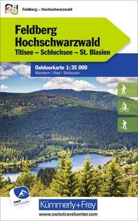 Produktbild: K&uuml;mmerly+Frey Outdoorkarte Deutschland 26 Feldberg, Hochschwarzwald 1:35.000