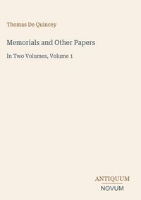Produktbild: Memorials and Other Papers