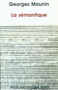 Produktbild: La s&eacute;mantique