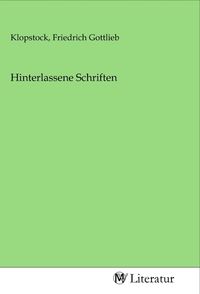 Produktbild: Hinterlassene Schriften
