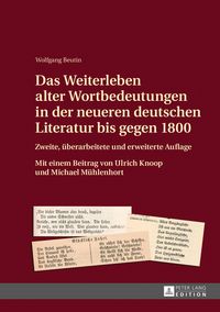 Produktbild: Das Weiterleben alter Wortbedeutungen in der neueren deutschen Literatur bis gegen 1800