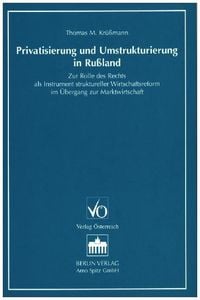 Produktbild: Privatisierung und Umstrukturierung in Russland