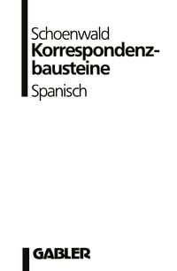 Produktbild: Korrespondenzbausteine Spanisch