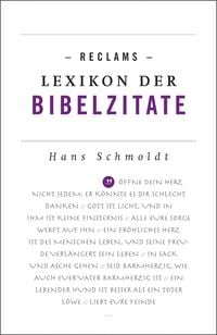 Produktbild: Reclams Lexikon der Bibelzitate