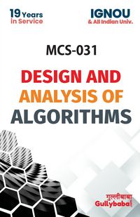 Produktbild: MCS-031 Design And Analysis Of Algorithm