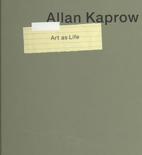 Produktbild: Allan Kaprow Art As Life