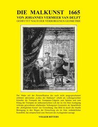 Produktbild: Die Malkunst 1665 von Johannes Vermeer van Delft - Gedeutet nach der verborgenen Geometrie