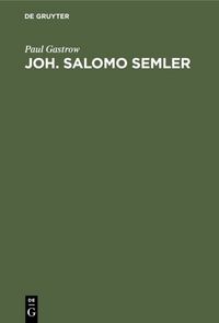 Produktbild: Joh. Salomo Semler