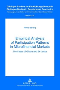 Produktbild: Empirical Analysis of Participation Patterns in Microfinancial Markets