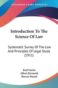 Produktbild: Introduction To The Science Of Law