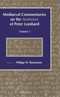 Produktbild: Mediaeval Commentaries on the <i>Sentences</i> of Peter Lombard
