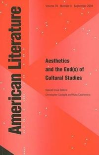 Produktbild: Castiglia, C: Aesthetics and the End(s) of American Cultural