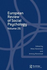 Produktbild: European Review of Social Psychology: Volume 26