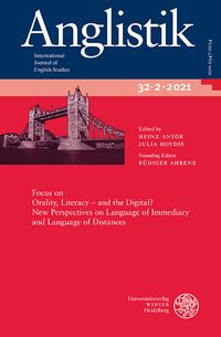 Produktbild: Anglistik. International Journal of English Studies. Volume 32:2 (2021)