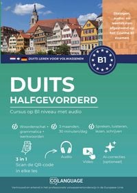 Produktbild: Duits B1 leren halfgevorderd. Cursus op B1-niveau met audio
