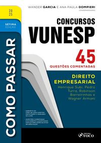 Produktbild: Como Passar em Concursos Vunesp - 7&ordf; Ed -2025