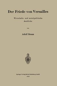 Produktbild: Der Friede von Versailles