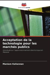 Produktbild: Acceptation de la technologie pour les march&eacute;s publics