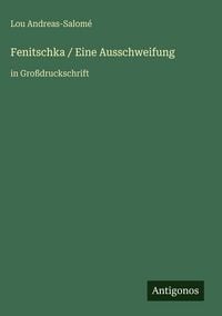 Produktbild: Fenitschka / Eine Ausschweifung