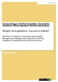 Produktbild: Mergers & Acquisitions - Success or Failure?