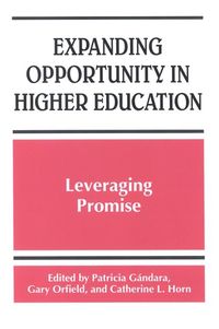 Produktbild: Expanding Opportunity in Higher Education